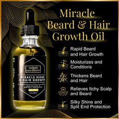 Miracle Beard & Hair Growth Oil for MEN